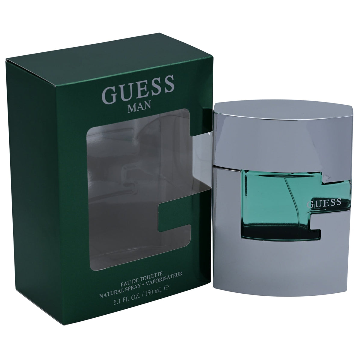 Guess Man Eau de Toilette 150 ml bottle and box