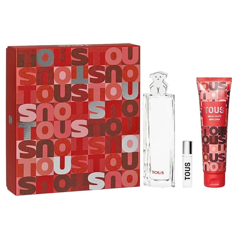 Set Tous Silver by Tous - 3.0 Oz Eau de Toilette+10ml+BLfor women