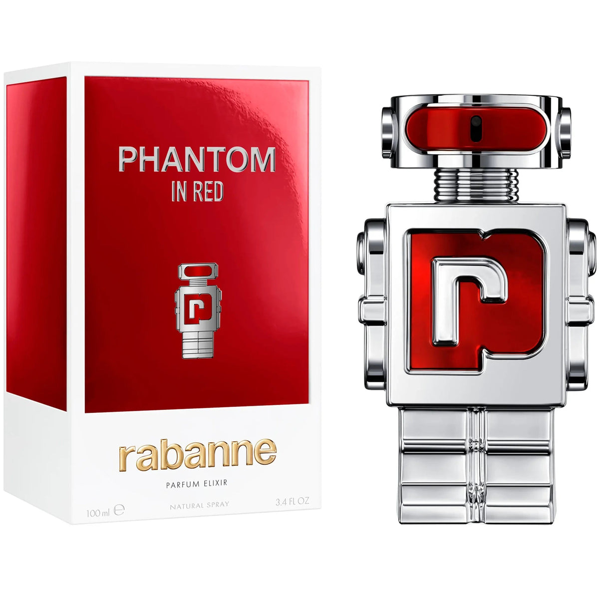 Phantom In Red By Paco Rabanne - 3.4 oz Parfum Elixir (M)