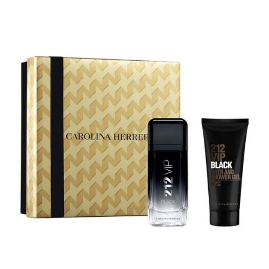 Set 212 VIP Black by Carolina Herrera -2pc -3.3Oz Eau de Parfum + SG for men