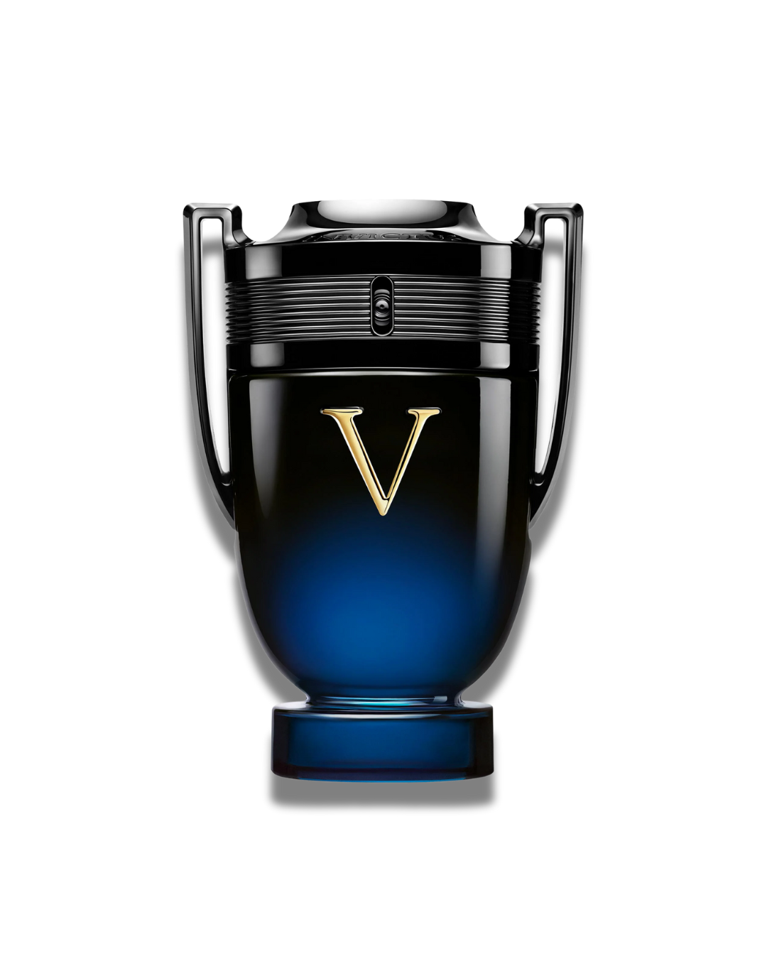 Invictus Victory Elixir Intense by Paco Rabanne Eau de Parfum bottle with bold dark design