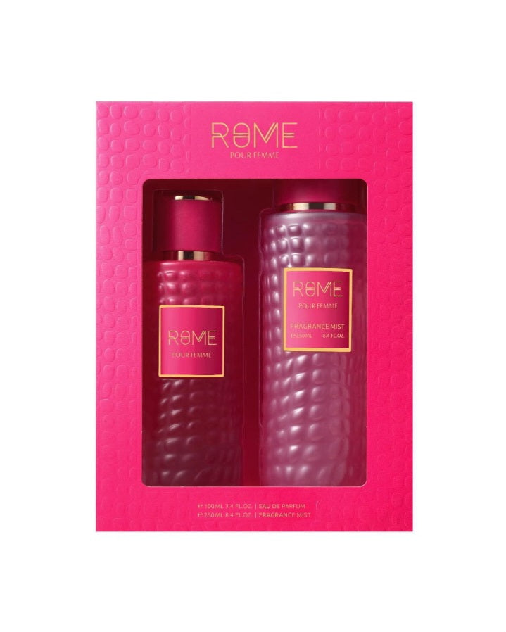 Set Rome Pour Femme by Bharara 2 pc - 3.4 oz EDP + Fragrance Mist (W)