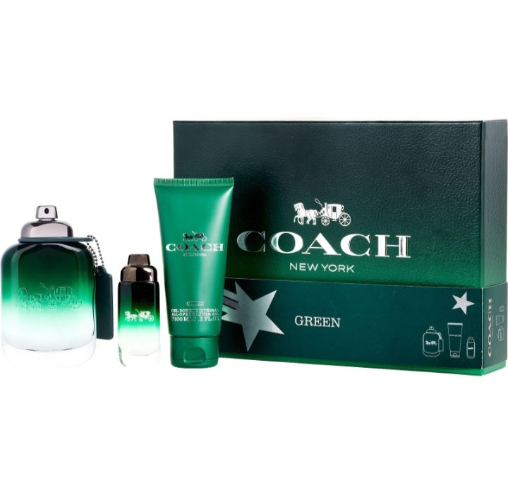 Set Coach Green 3pc EDT (M)