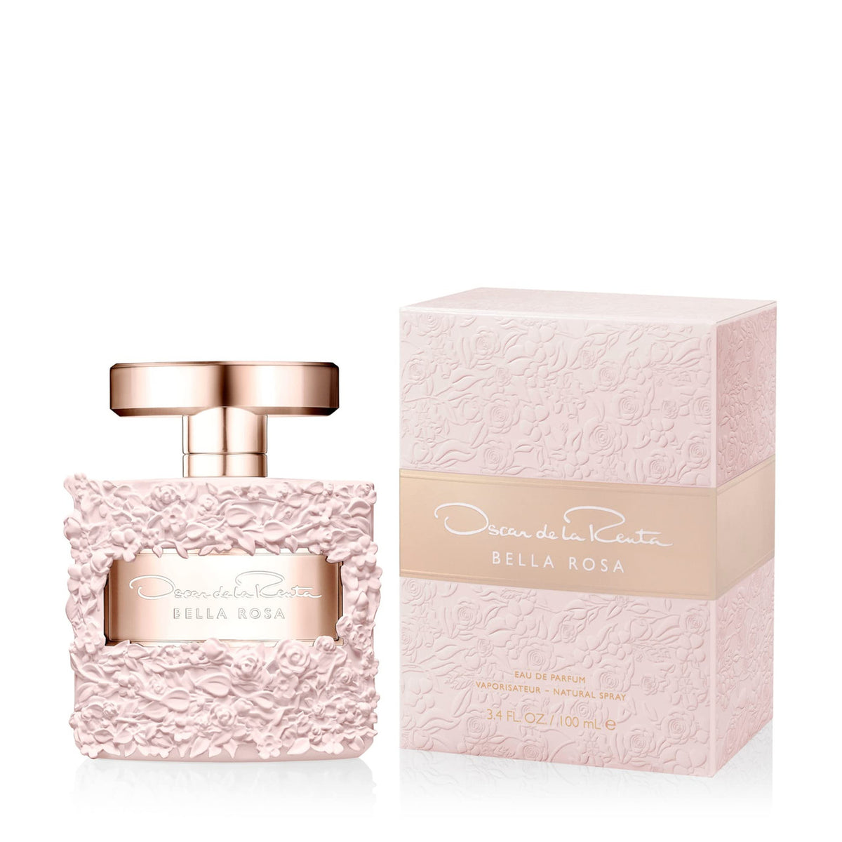 Bella Rosa By Oscar de la Renta 3.4oz EDP (W)(RT) bottle and box
