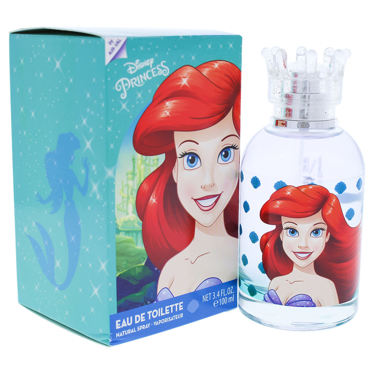 Ariel Disney Princess edt 3.4 (k) bottle and box