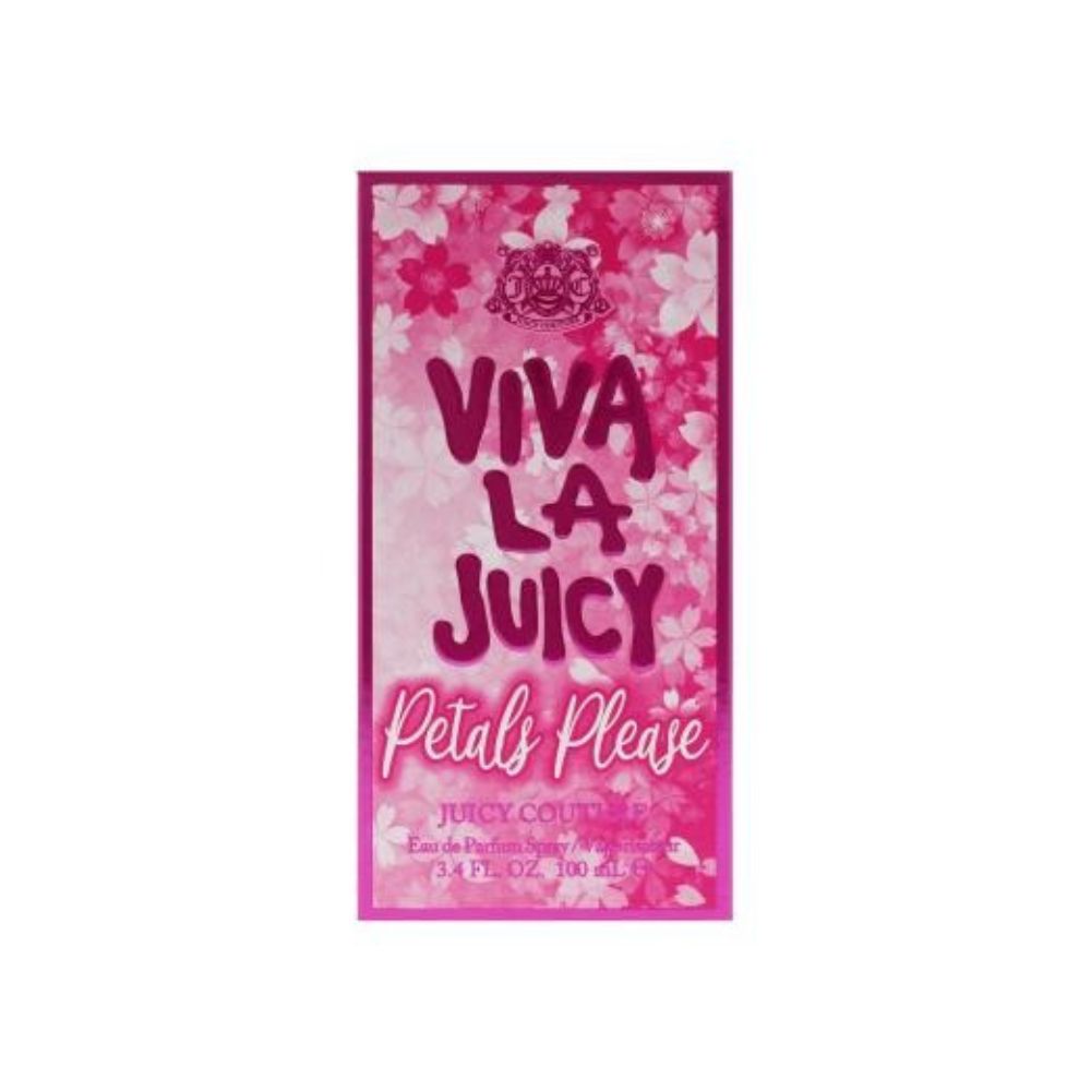 Viva La Juicy Petals Please By Juicy Couture 3.4 oz Edp (W)(RT) retail packaging