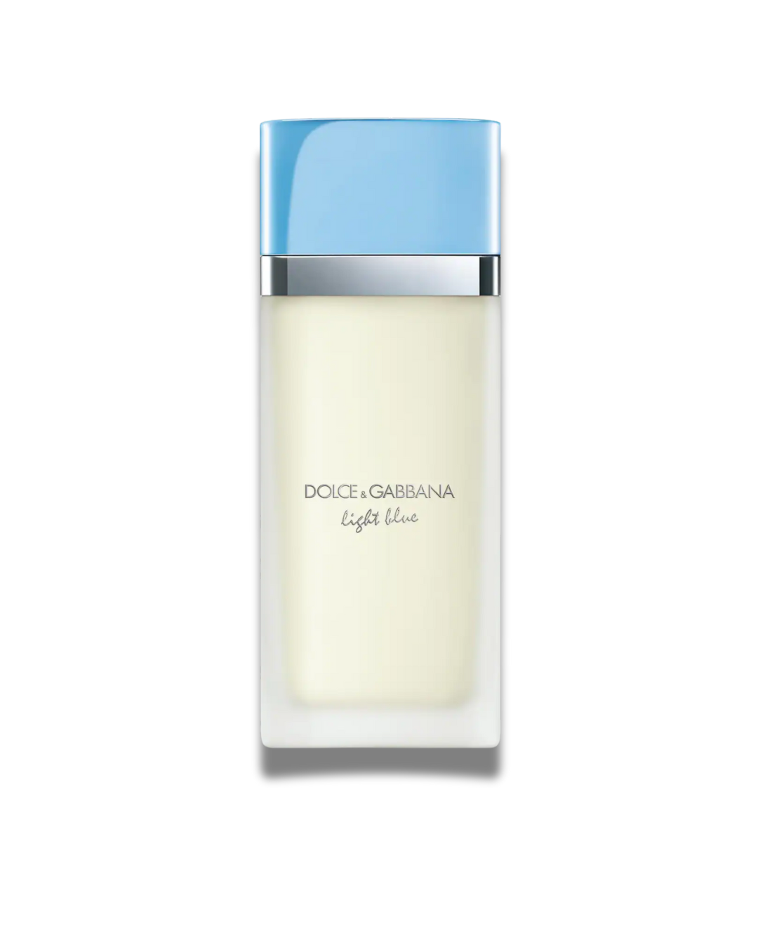 Light Blue by Dolce & Gabbana EDT bottle with clear glass and blue accents