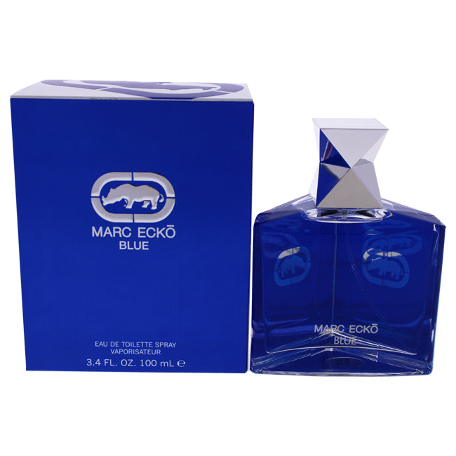 Marc Ecko Blue Eau de Toilette, 100 mL, with box
