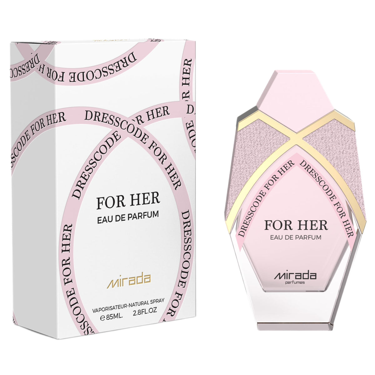 Mirada Dresscode for Her Eau de Parfum, 2.8 fl oz, with box