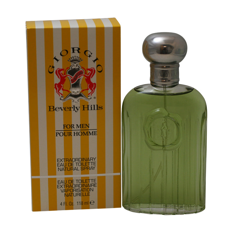 Giorgio Beverly Hills for Men Eau de Toilette 118 ml bottle and box