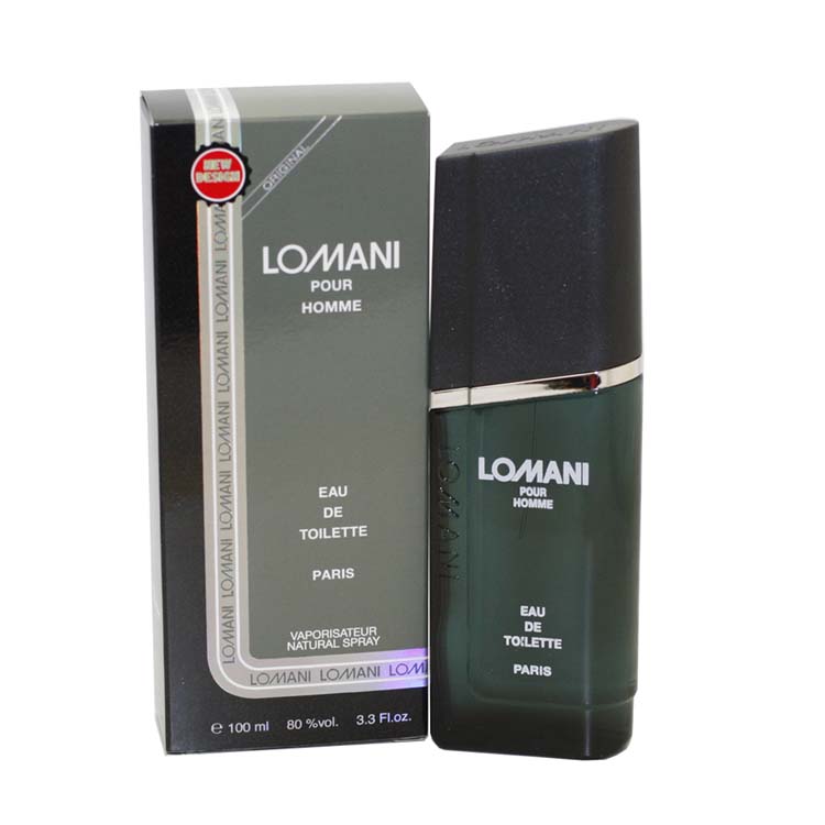 Lomani Pour Homme Eau de Toilette 100 ml bottle and box