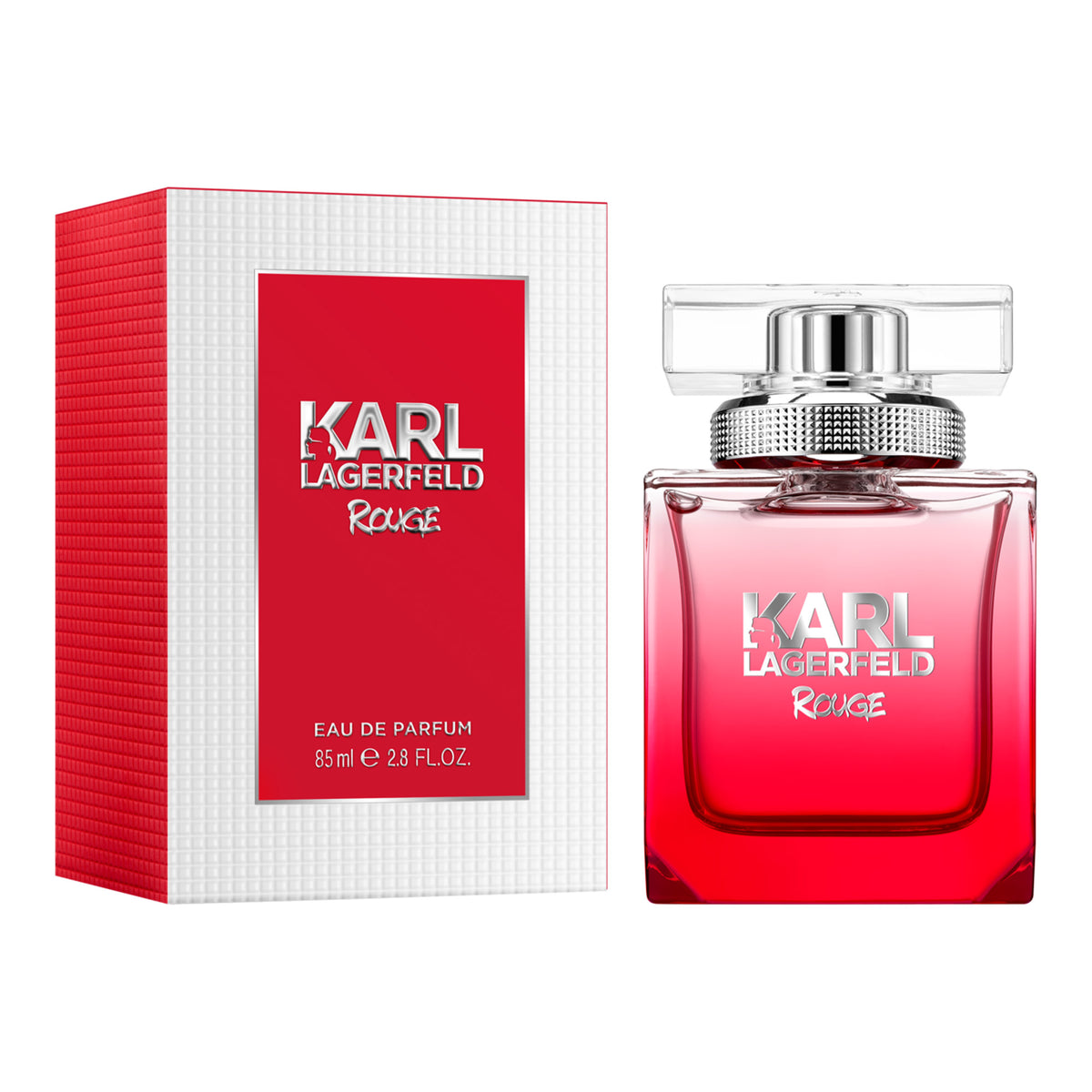 Karl Lagerfeld Rouge Eau de Parfum, 85 mL, with box