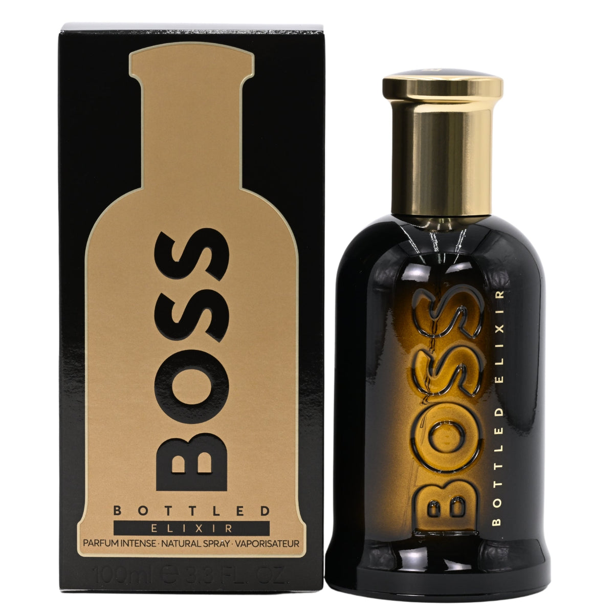 Boss Bottled Elixir By Hugo Boss 3.4 Oz Parfum Intense for men