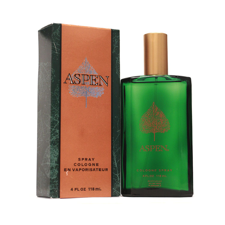 Coty Aspen Cologne Spray 118 ml bottle and box