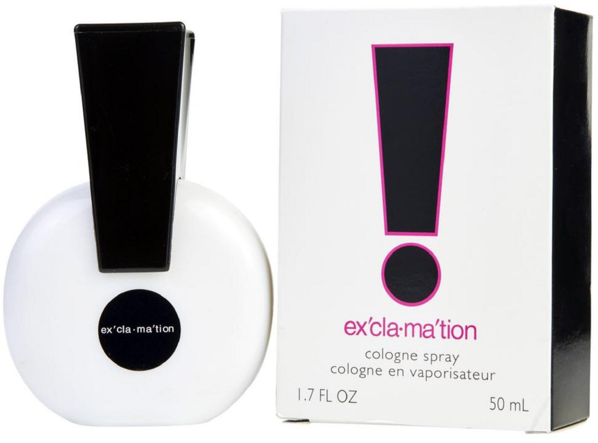 Coty Exclamation Cologne Spray 50 ml bottle and box