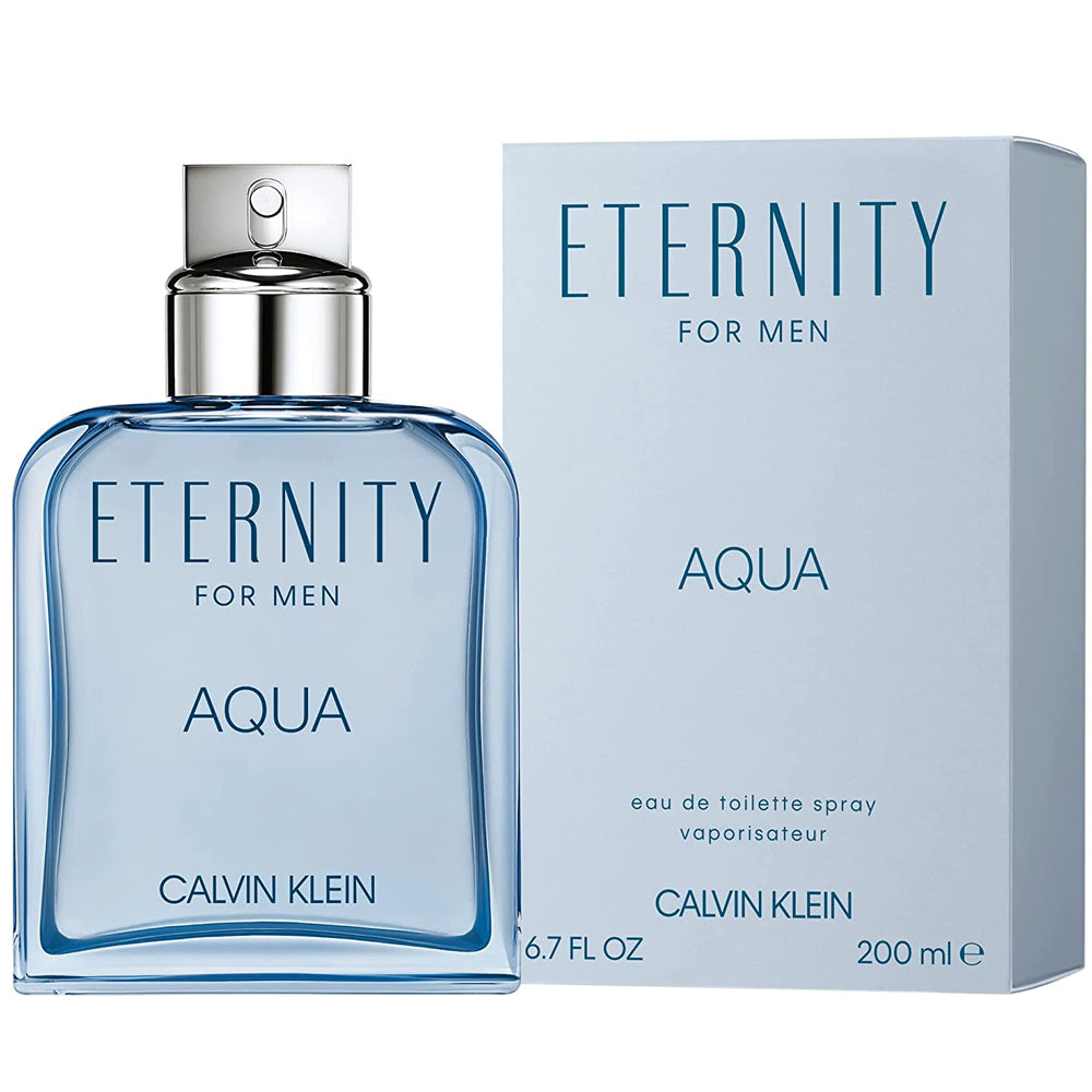 Eternity Aqua by Calvin Klein 6.7 oz EDT Spray (M)