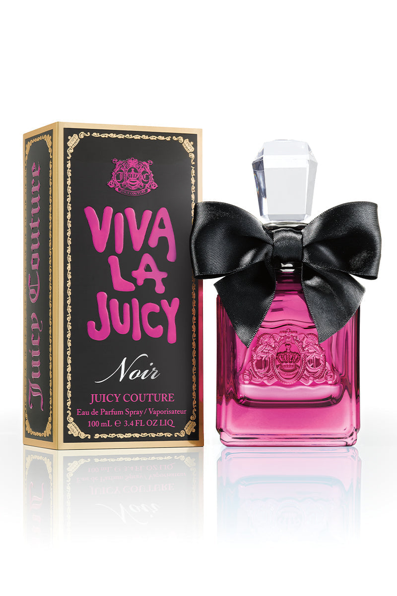 Viva La Juicy Noir Eau de Parfum Spray, 3.4 oz, 3.4 oz bottle and box