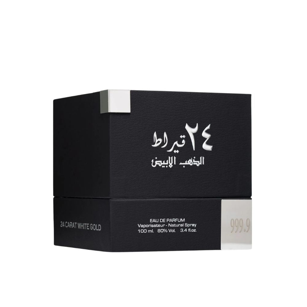 24 Carat White Gold By Lattafa  EDP (M)