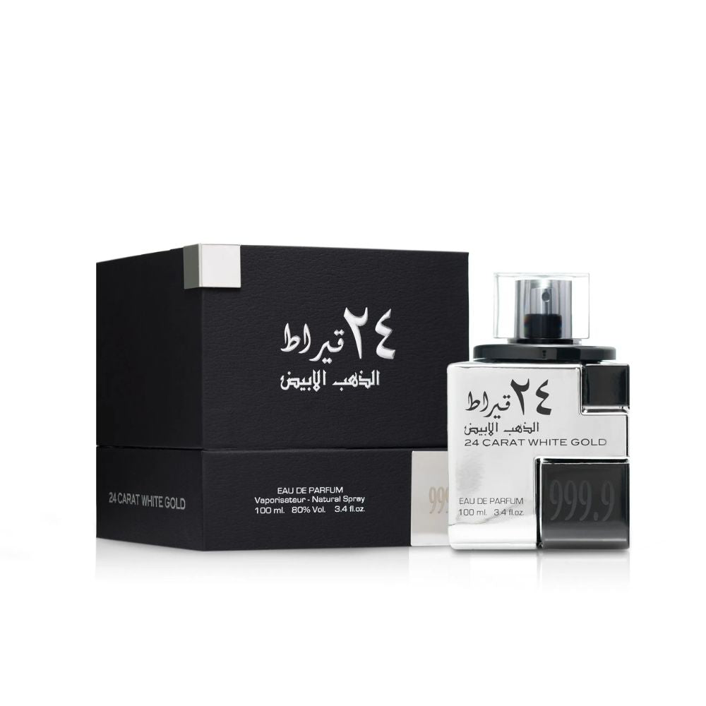 24 Carat White Gold By Lattafa  EDP (M)