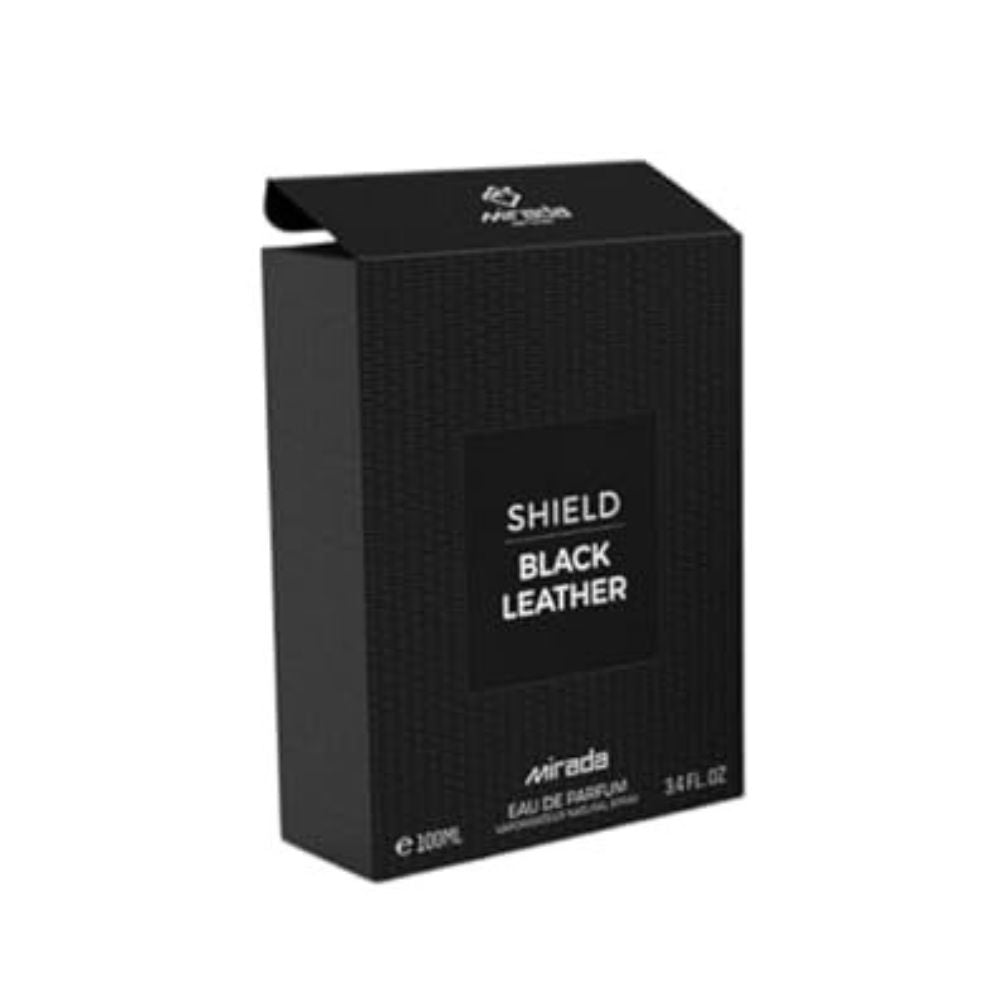 Shield Black Leather By Mirada 3.4 Oz EDP (M)