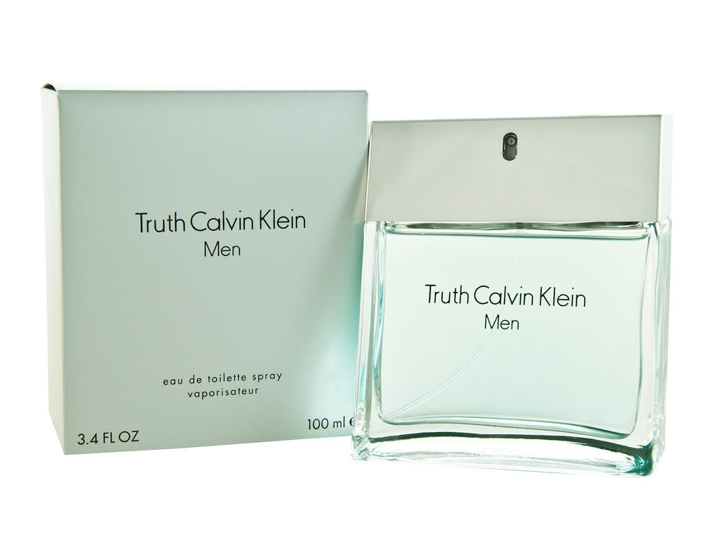 Truth by Calvin Klein 3.4 Oz EDT (M)(RT) bottle and box
