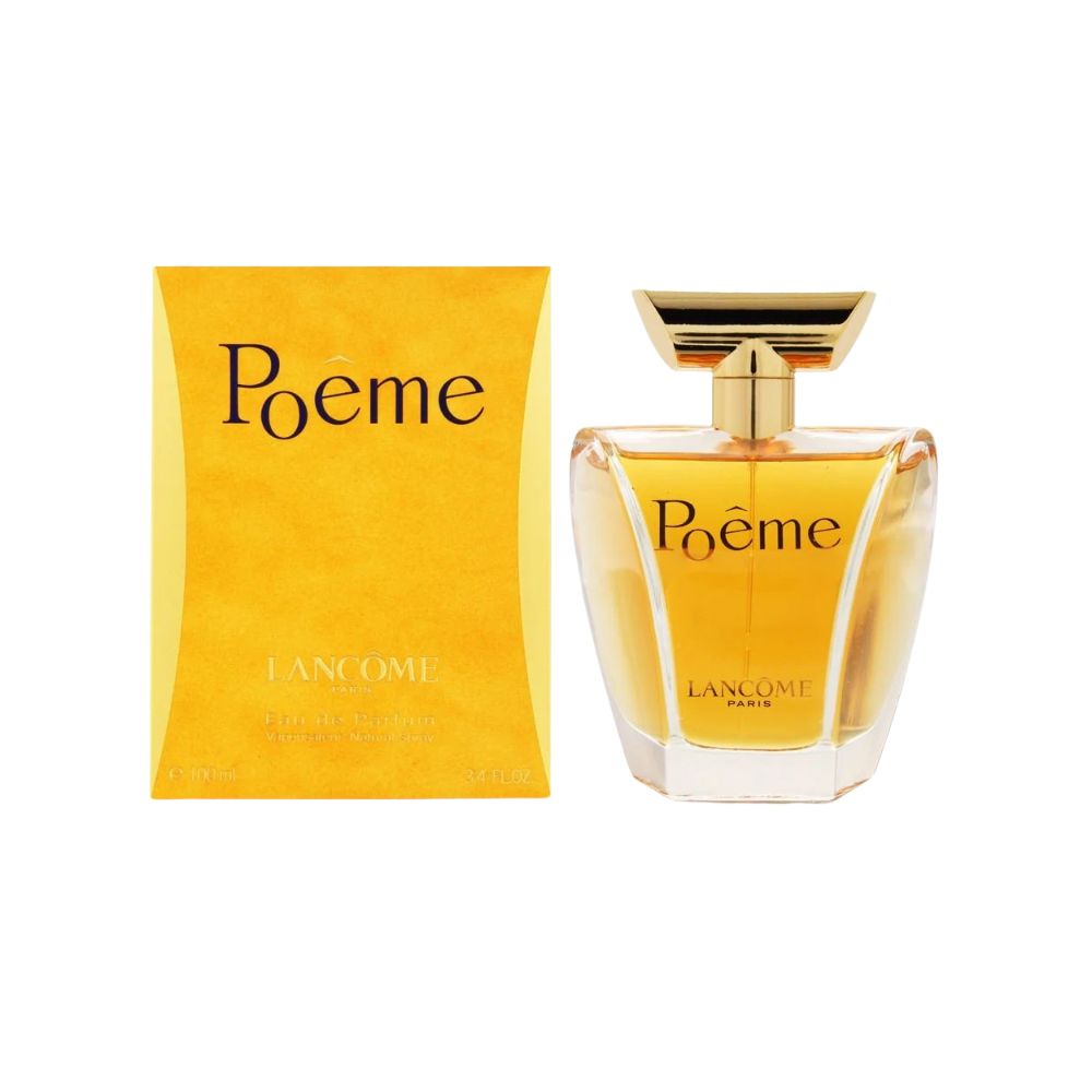 Poeme by Lancome - 3.4 Oz EDP (W).(DC) bottle and retail packaging